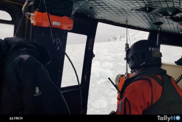 Fuerza Aérea de Chile realizó misión de búsqueda y salvamento en la Antártica