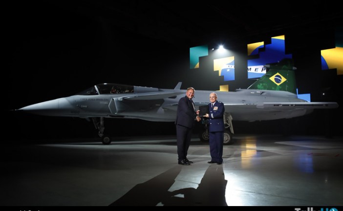 Saab entregó primer Gripen E a Brasil