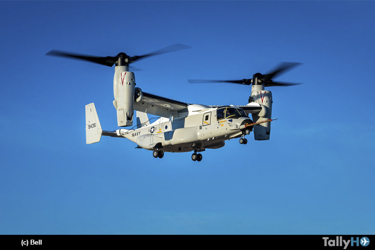 Bell Boeing CMV-22B Osprey realizó su primer vuelo