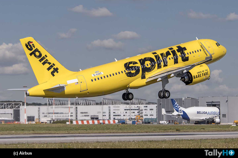Spirit Airlines compra 100 aviones Airbus A320neo Family