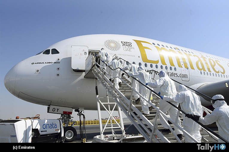 Emirates implementa minucioso plan de higiene  en sus aviones