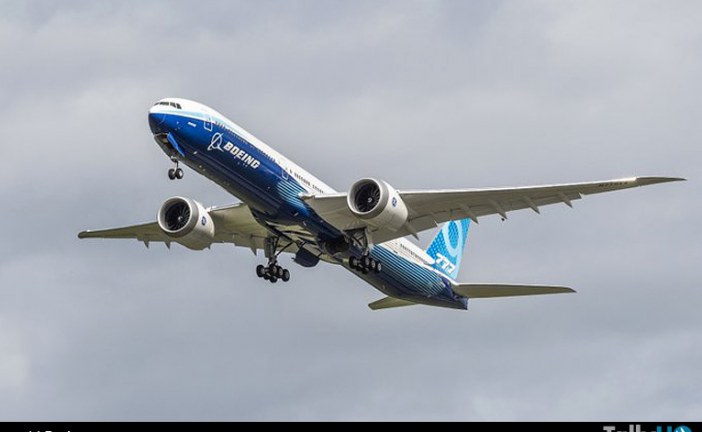 Segundo prototipo del Boeing 777 X realizó su primer vuelo