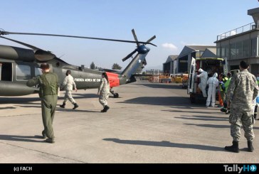 Fuerza Aérea traslada a un paciente Covid-19 desde Santiago a Ovalle