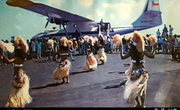 55 años del primer vuelo experimental de Santiago a Tahití
