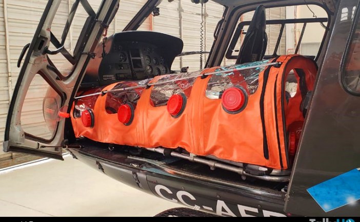 Ecocopter pone al servicio helicópteros para traslados de pacientes Covid-19