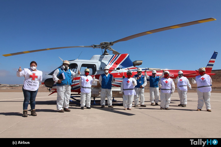 Airbus Foundation, Cruz Roja de Chile, Servicios Aereos Kipreos y Servicios Aereos SumaAir apoyan la lucha contra el COVID-19 en Chile