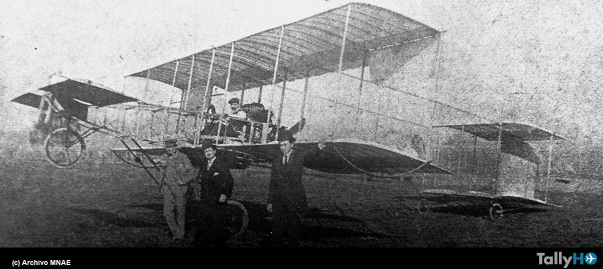 110 años del primer vuelo de un avión en territorio chileno