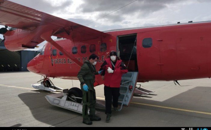FACh efectuó evacuación aeromédica desde la Antártica