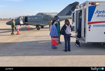 Fuerza Aérea realizó exitoso traslado de órganos desde Temuco hacia Santiago