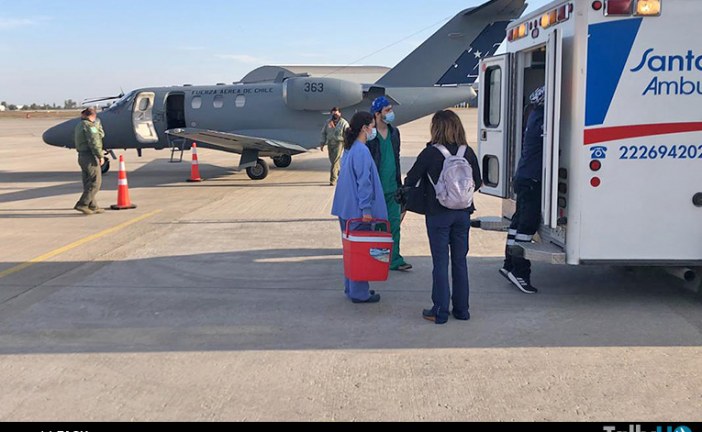 Fuerza Aérea realizó exitoso traslado de órganos desde Temuco hacia Santiago