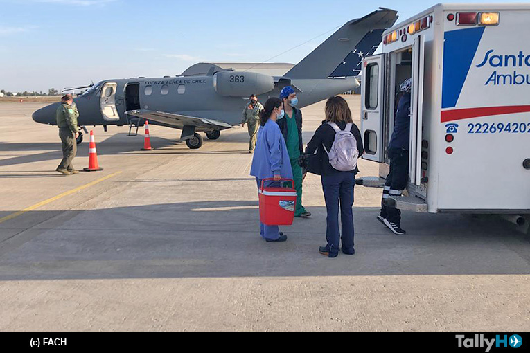 Fuerza Aérea realizó exitoso traslado de órganos desde Temuco hacia Santiago