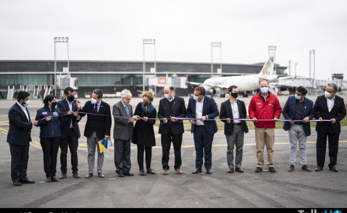 Presidente Piñera inaugura ampliación del Aeropuerto Carriel Sur
