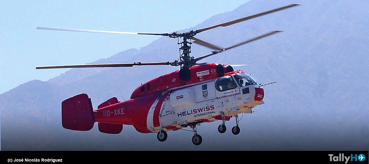 Kamov Ka-32A de Heliswiss International en Chile