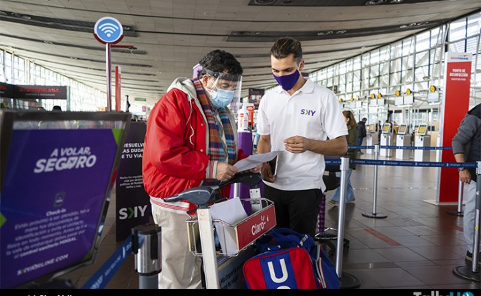 Sky refuerza plan de atención a pasajeros en aeropuerto Arturo Merino Benítez