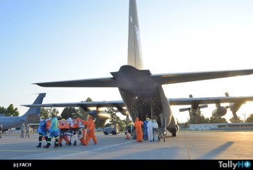 FACH realiza tres evacuaciones aeromédicas de pacientes con COVID19 desde Antofagasta a Santiago