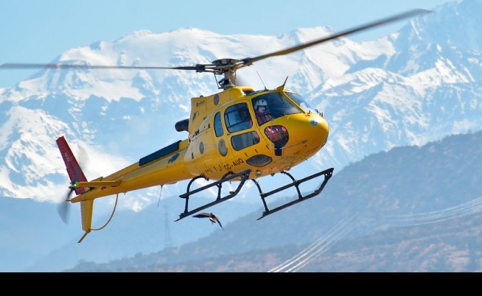 Ecocopter ayuda a trasladar vacunas contra el Covid-19 a sectores apartados de la Región Metropolitana