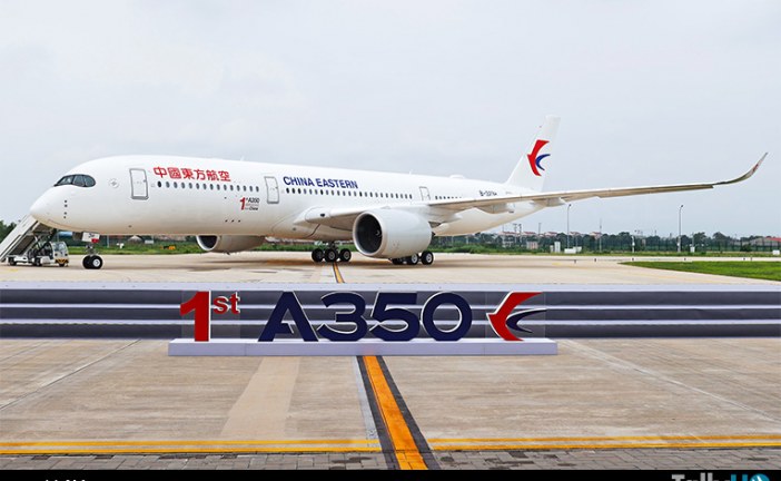 Airbus entregó el primer A350 terminado en sus instalaciones en China