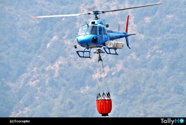 Ecocopter se suma a la flota de helicópteros que combatirán los incendios forestales en Chile