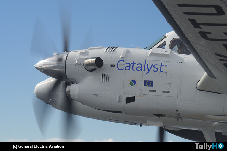 Nuevo motor turbohélice  de General Electric Aviation  ‘Catalyst’ completa exitoso primer vuelo