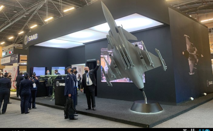 Saab expone en ExpoDefensa 2021 y ofrece su caza Gripen a la Fuerza Aérea Colombiana