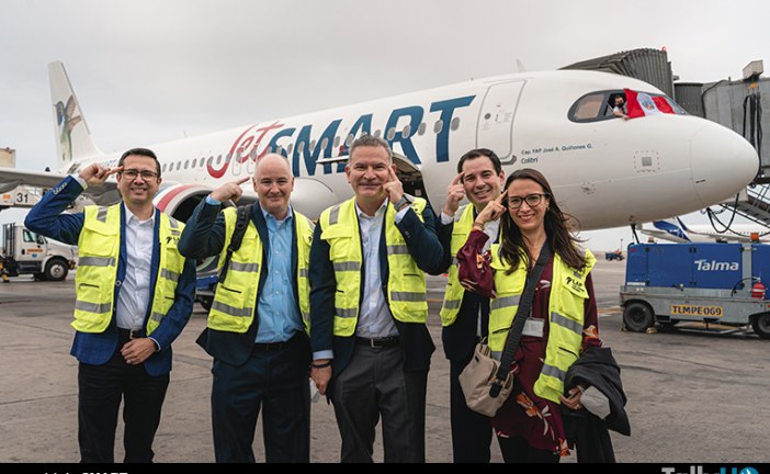 JetSMART avanza a paso firme en su expansión por Sudamérica e inicia vuelos domésticos en Perú
