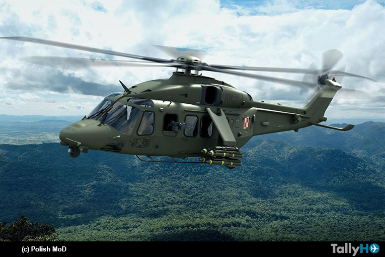 PZL-Swidnik parte del Grupo Leonardo recibió un contrato por 32 helicópteros AW149 para las Fuerzas Armadas de Polonia