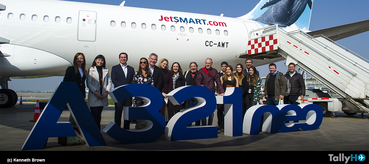 Primer A321neo para JetSMART fue presentado oficialmente