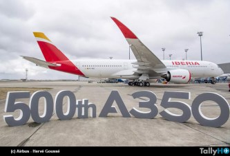 Airbus entrega el A350 número 500