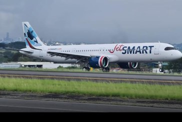 JetSMART Airlines recibe su segundo A321neo, el avión más sustentable con imagen de una orca