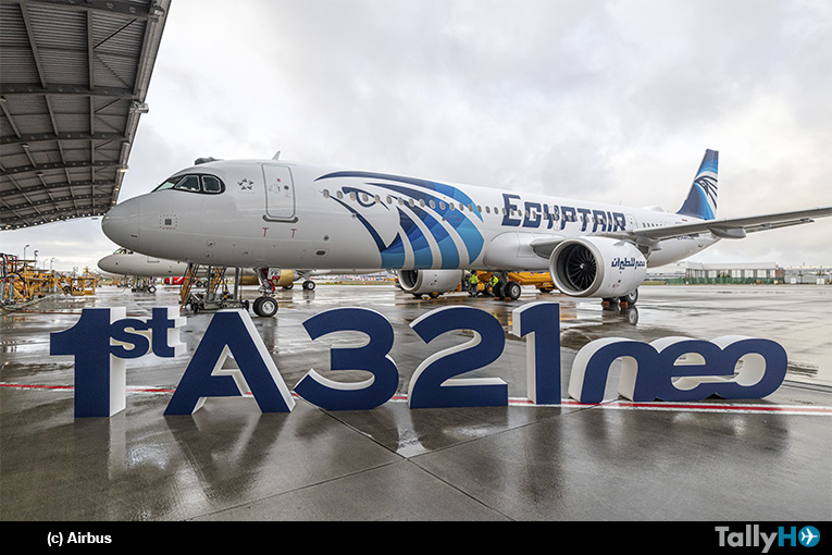 EGYPTAIR recibe el primer Airbus A321neo de África