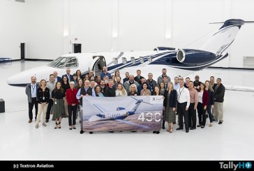Textron Aviation celebra la entrega del avión número 400 del Cessna Citation CJ4 Gen2