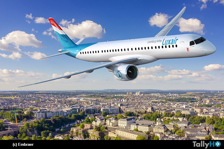 Luxair encarga cuatro Embraer E195-E2 y asegura la entrega para cinco más