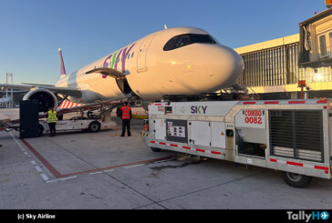 SKY estrena equipos más eficientes para energizar aviones en tierra en el Aeropuerto de Santiago