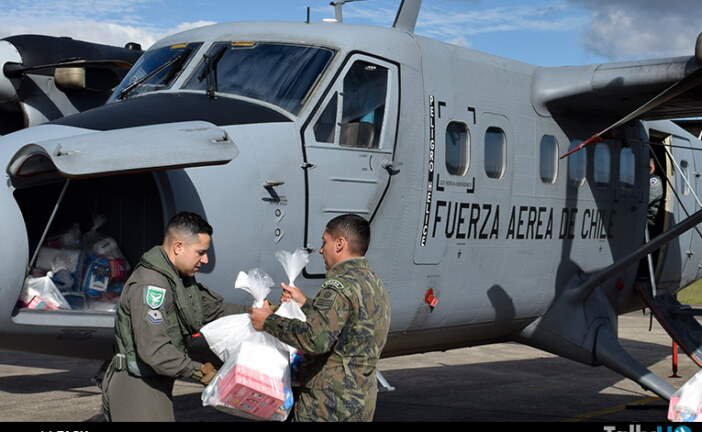 Continúa despliegue de la FACH en apoyo humanitario en Brasil