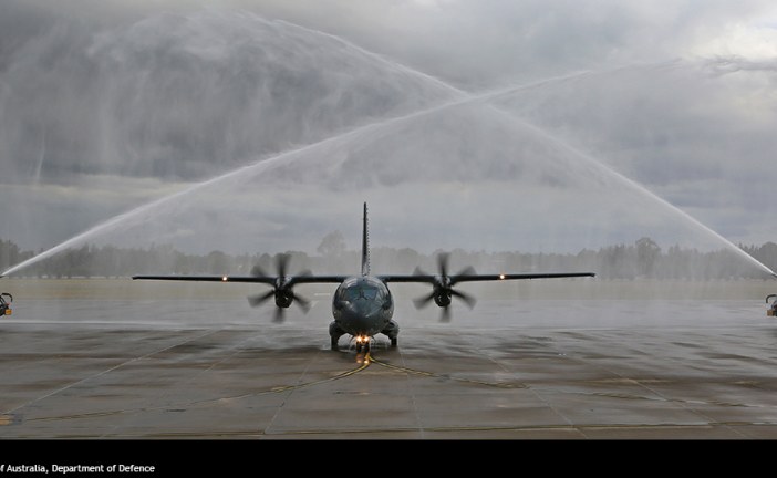Primer RRAF C-27J Spartan, aterriza en Australia