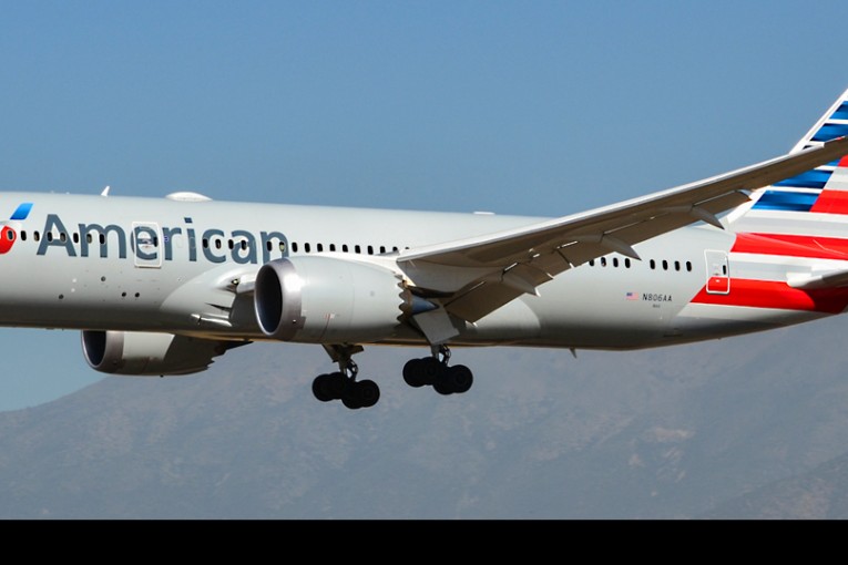 Primer vuelo B-787 Dreamliner de American Airlines a Santiago