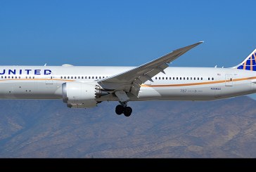 United inició operaciones con el 787-9 Dreamliner en Chile