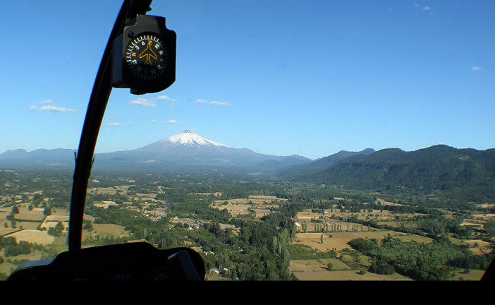 Vuelo en Robinson R-44 en el X Festival Aéreo de Villarrica