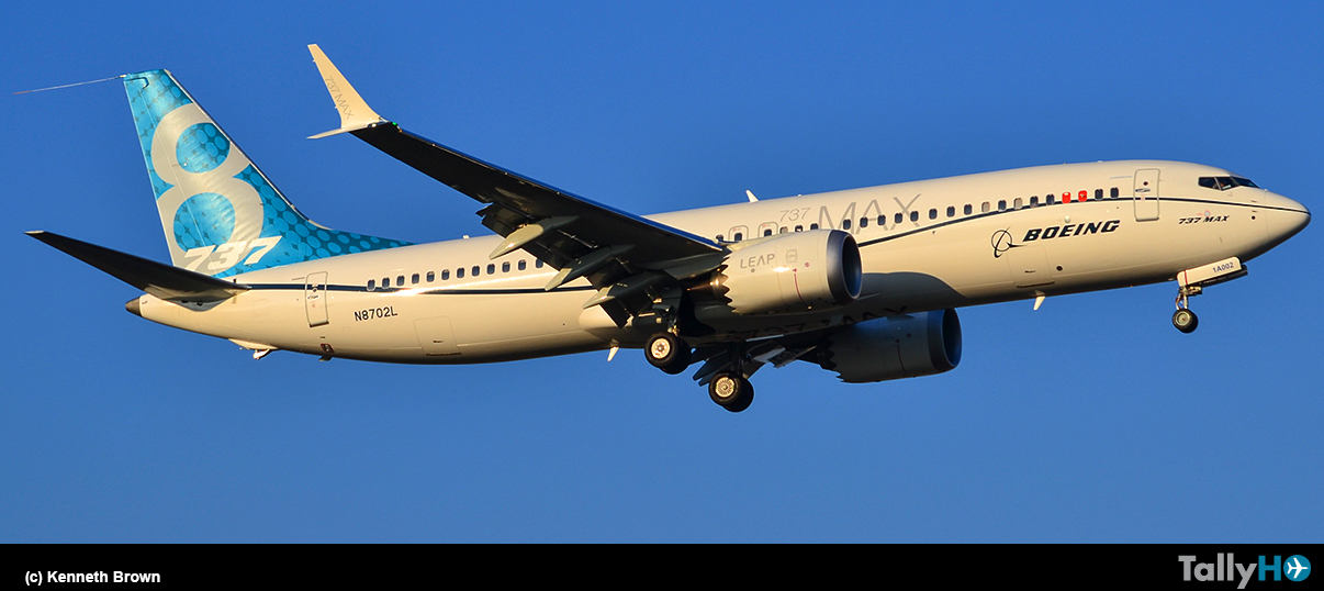 Boeing 737-8 MAX aterriza por primera vez en Sudamérica