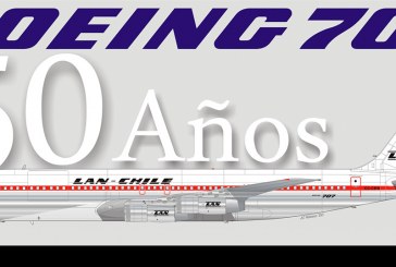 50 Años de la llegada del legendario Boeing 707 a Lan Chile