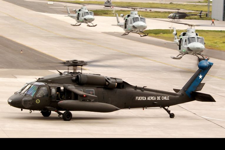 Operaciones de aeronaves FACH en la Parada Militar 2017