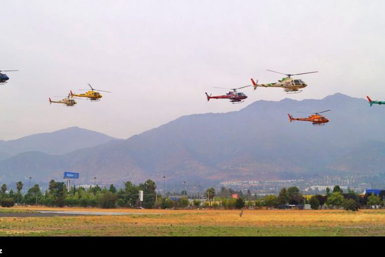 Regreso de helicópteros chilenos del Rally Dakar 2018
