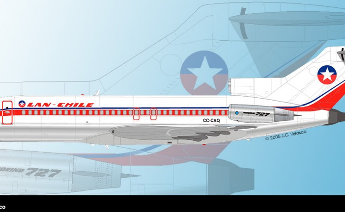 50 años de la llegada de los Boeing 727 a LanChile