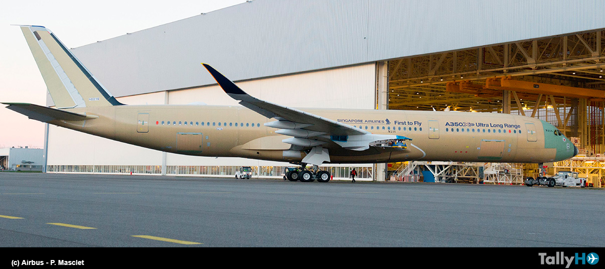 Primer A350 de Ultra Largo Alcance fue presentado por Airbus en Toulouse