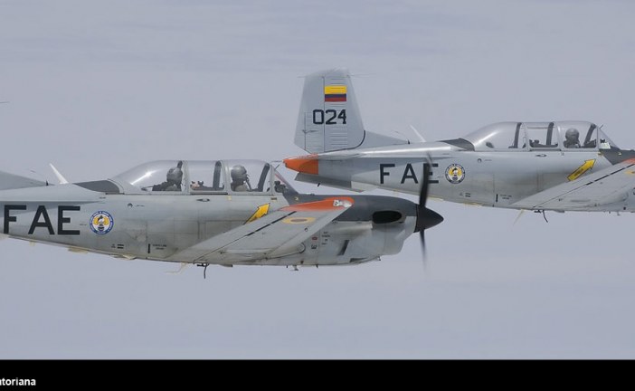 Fuerza Aérea Ecuatoriana retiró del servicio sus Beechcraft T-34C Turbo Mentor