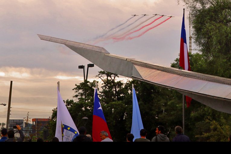 Reinauguración Plaza a la Aviación Chilena en Providencia