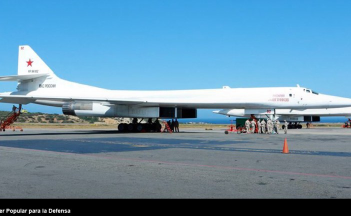 Dos bombarderos estratégicos Tupolev Tu-160 «Blackjack» arribaron a Venezuela para ejercicios combinados