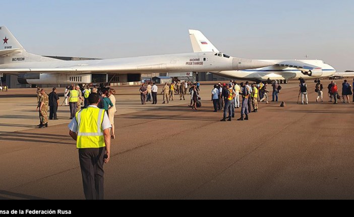 Despliegue de largo alcance de bombarderos Tupolev Tu-160 Blackjack a Sudáfrica