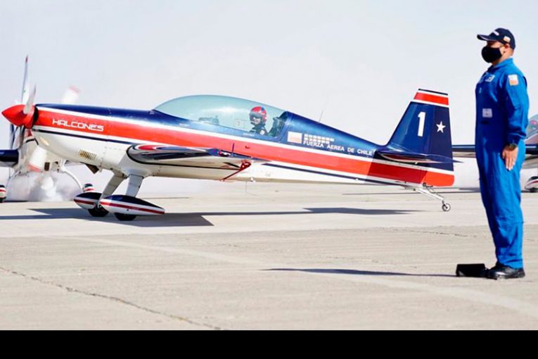Escuadrilla de Alta Acrobacia Halcones realizó cambio de líder
