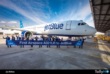 JetBlue recibe primer A321LR con el  interior Airspace